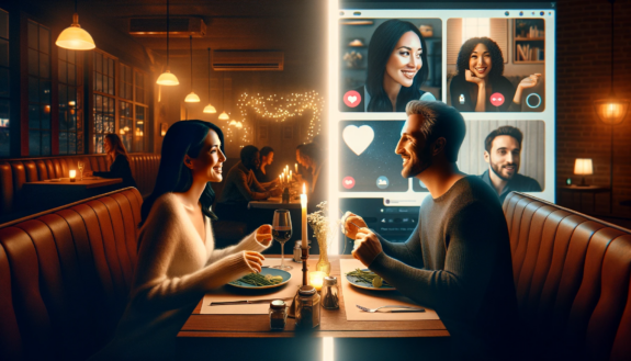 Research How does the use of online dating platforms impact the development of long-term relationships compared to traditional dating methods