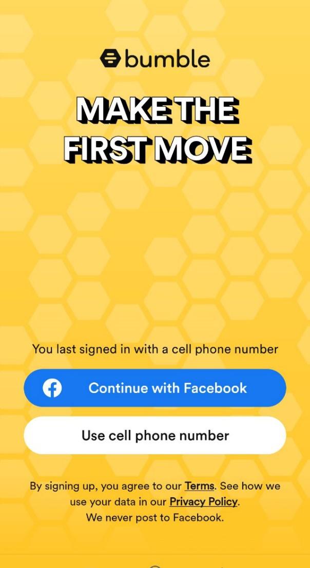 Bumble verification