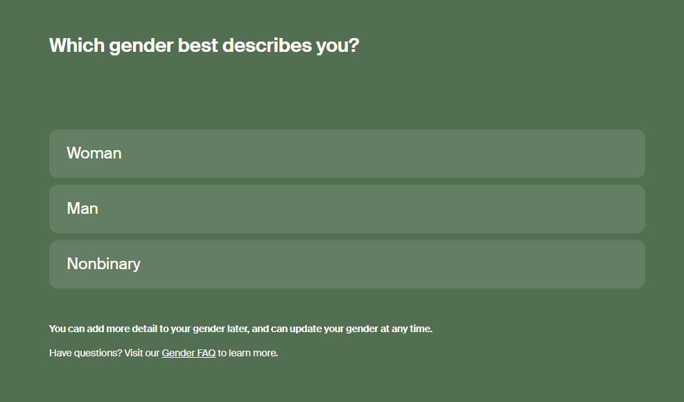 eHarmony Which Gender