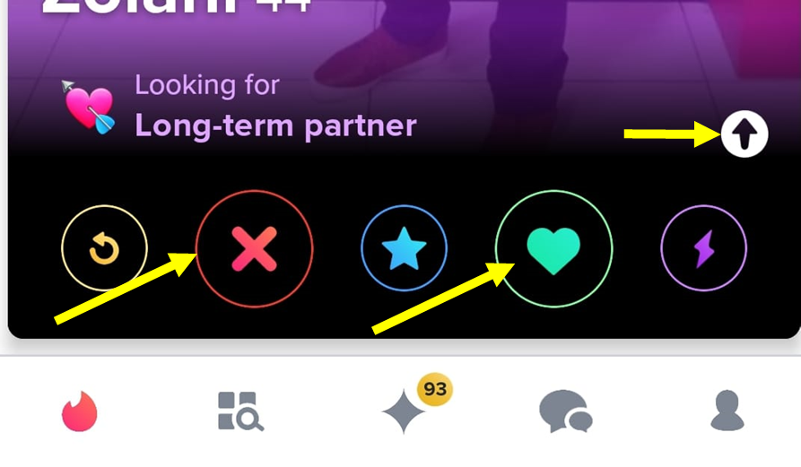 Tinder Swipe