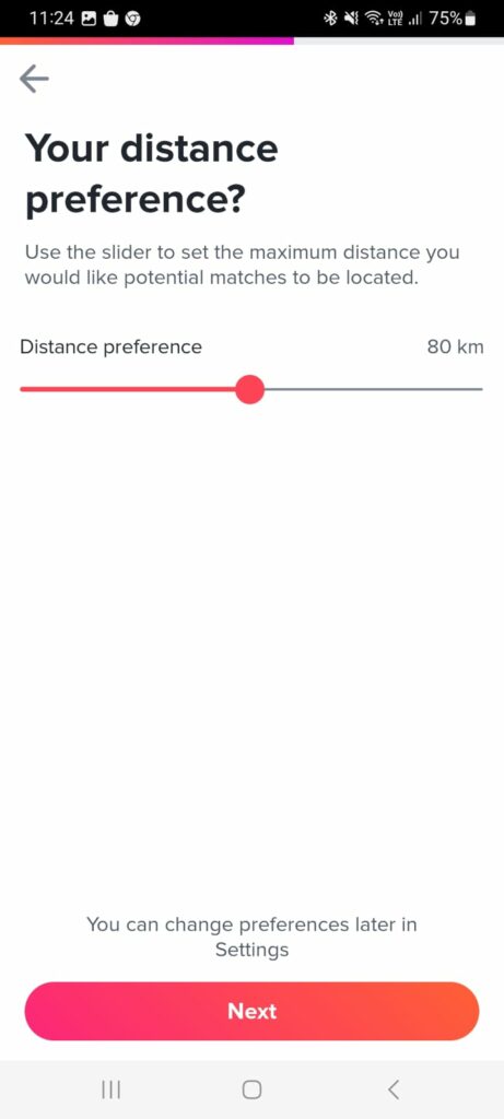 Tinder Distance Preference