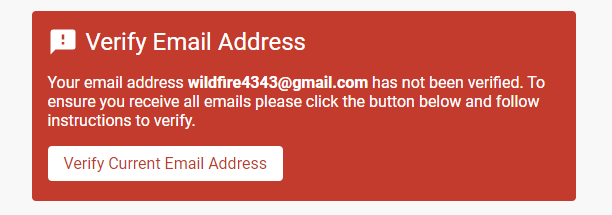 Verify email address